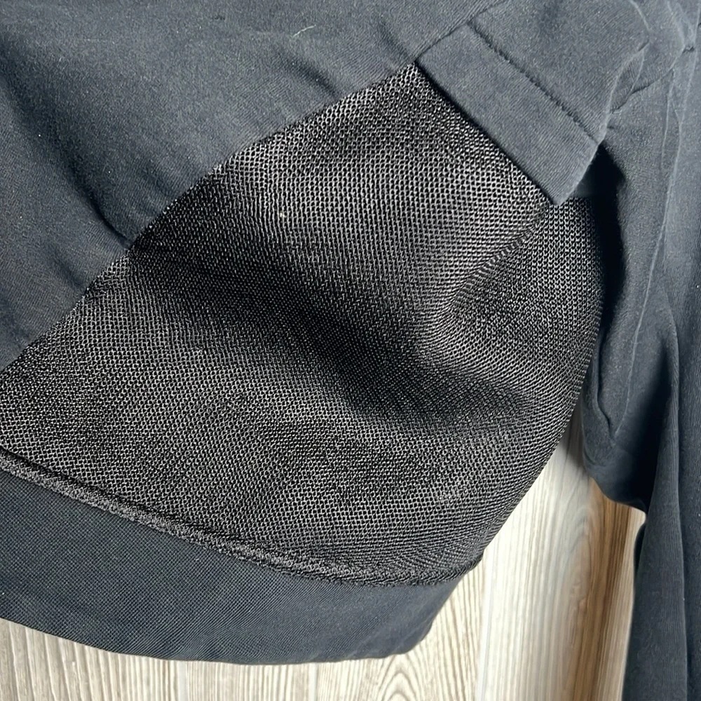 Nike Womens Sweatshirt Black Tech Fleece Crop Pullover Crew XL